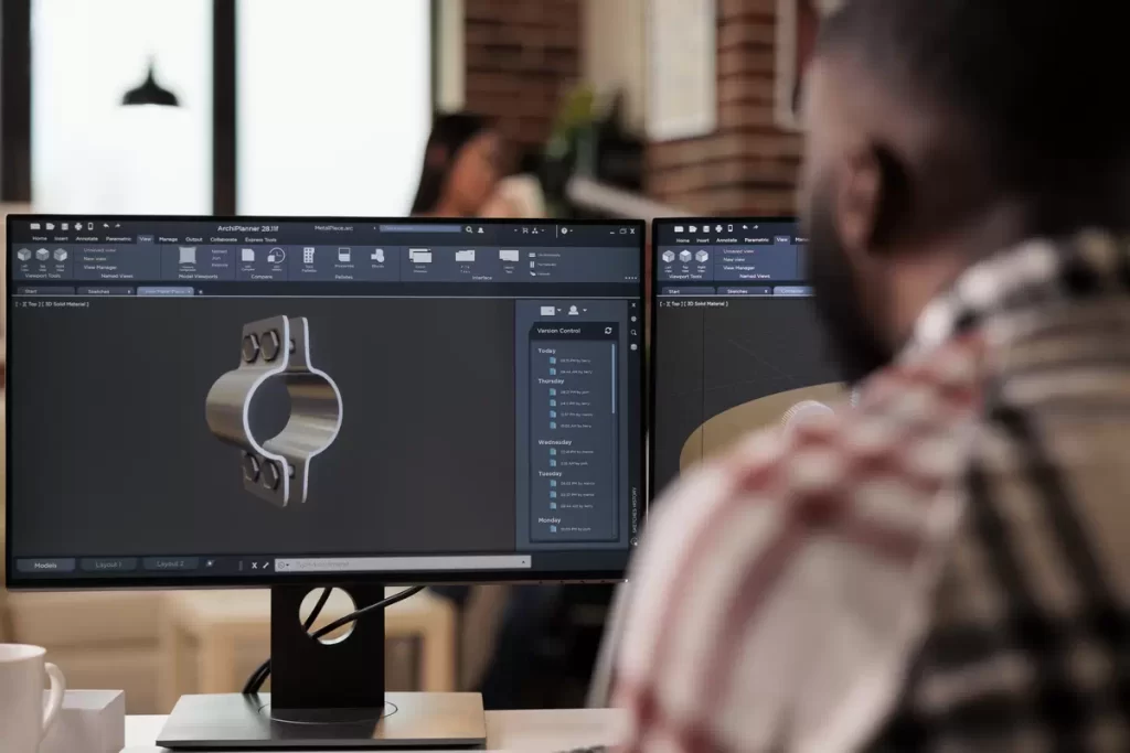 ขั้นตอนที่ 1 การออกแบบชิ้นงานด้วยโปรแกรม Computer Aided Design CAD การผลิตในโรงกลึง CNC การผลิตในโรงกลึง CNC,โรงกลึง CNC,ขั้นตอนการผลิตในโรงกลึง CNC,การออกแบบชิ้นงานด้วยโปรแกรม Computer-Aided Design,สร้างชุดคำสั่ง G-Code,ตั้งค่าเครื่องจักร CNC,การตัดเฉือนขึ้นรูป